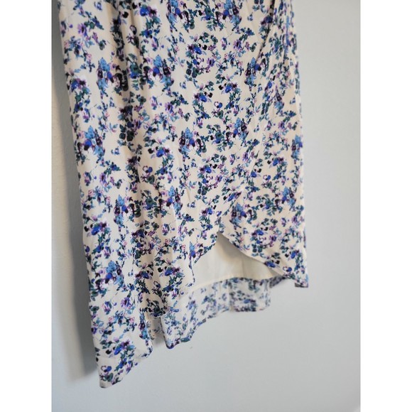 ASTR the Label Ditsy Floral Square Neck Bubble Sleeve Midi Dress - Picture 9 of 12